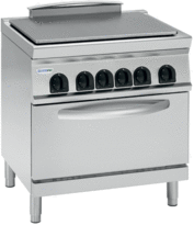 Electric cooker, solid top with oven